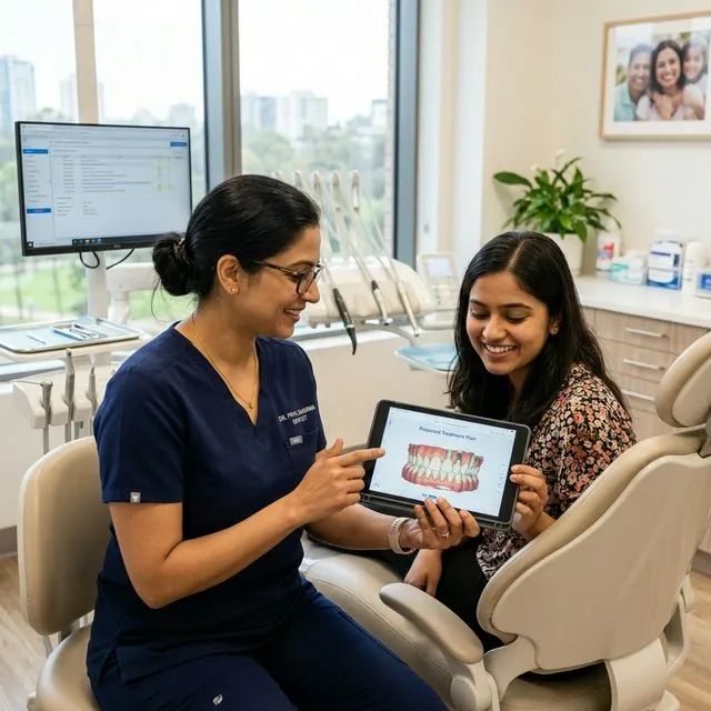 Patient care area at VP Dental Hospital Patna