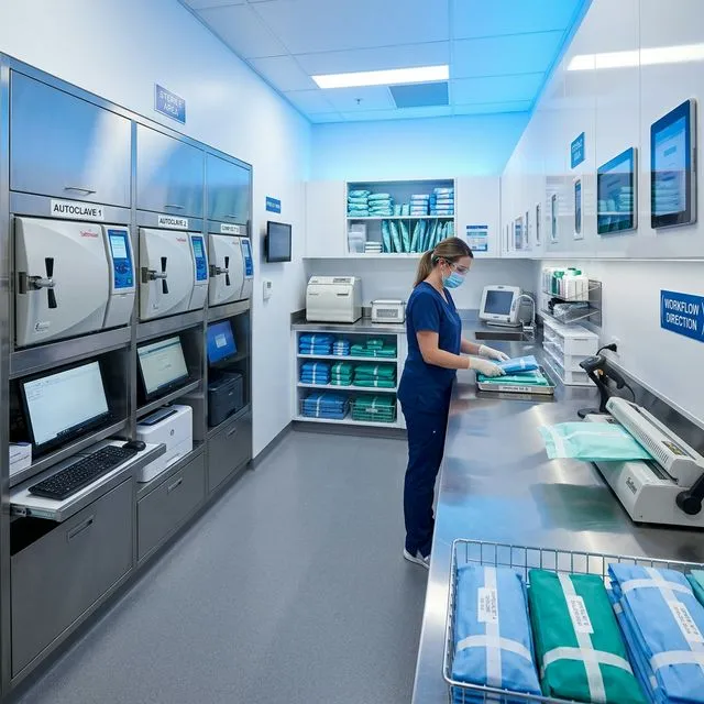 Sterilization unit ensuring 100% safe environment